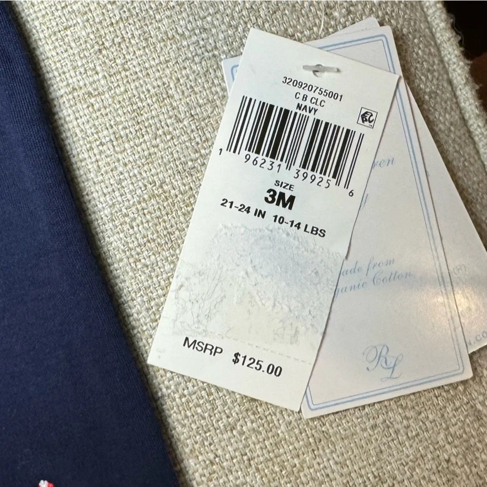 NWT Ralph Lauren Nutcracker Embroidered‎ Onesie Winter Special Occasion